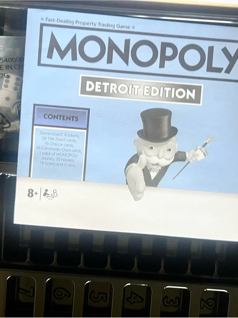 Monopoly Detroit City Edition Board Game New Unused Open Box Sealed pieces